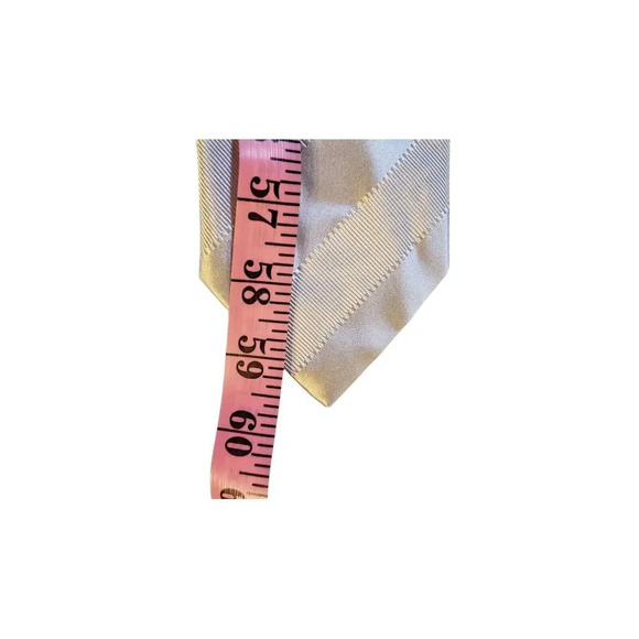 Brioni Neck Tie Mens Luxury Designer Gray Solid Textured‎ Stripe Italian Silk - Picture 11 of 12